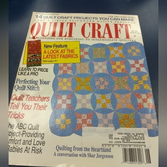 Vintage Quilt Craft Magazine June 1983 Quilting Quilt Patterns Butterfly Quilt - Picture 1 of 10